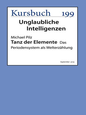 cover image of Tanz der Elemente